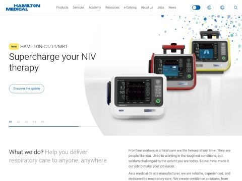 Hamilton Medical | Ventilators ＆ Intelligent Solutions