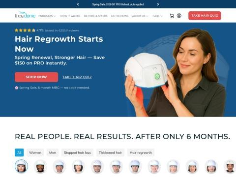 Theradome | Laser Hair Growth Helmet Manufacturer